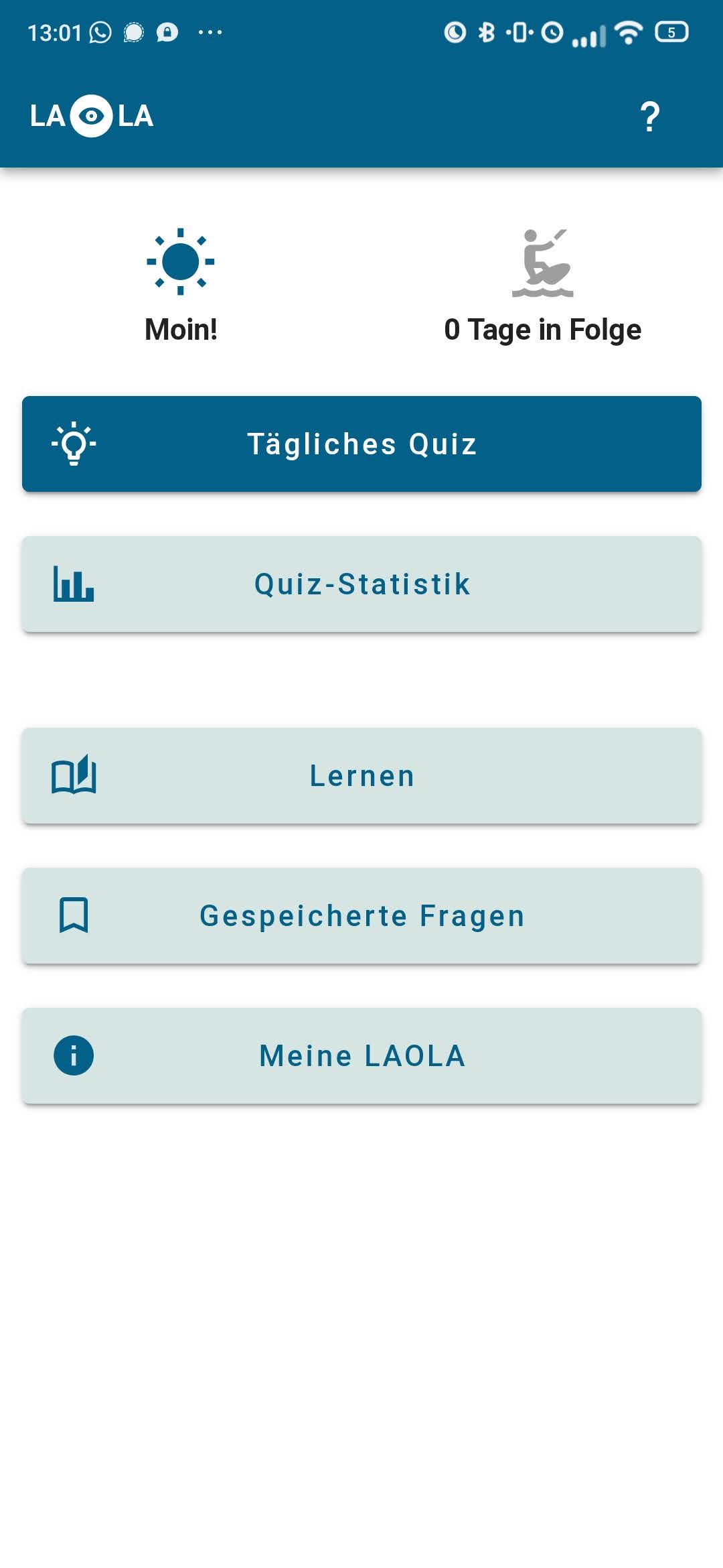 Learning App Screenshot