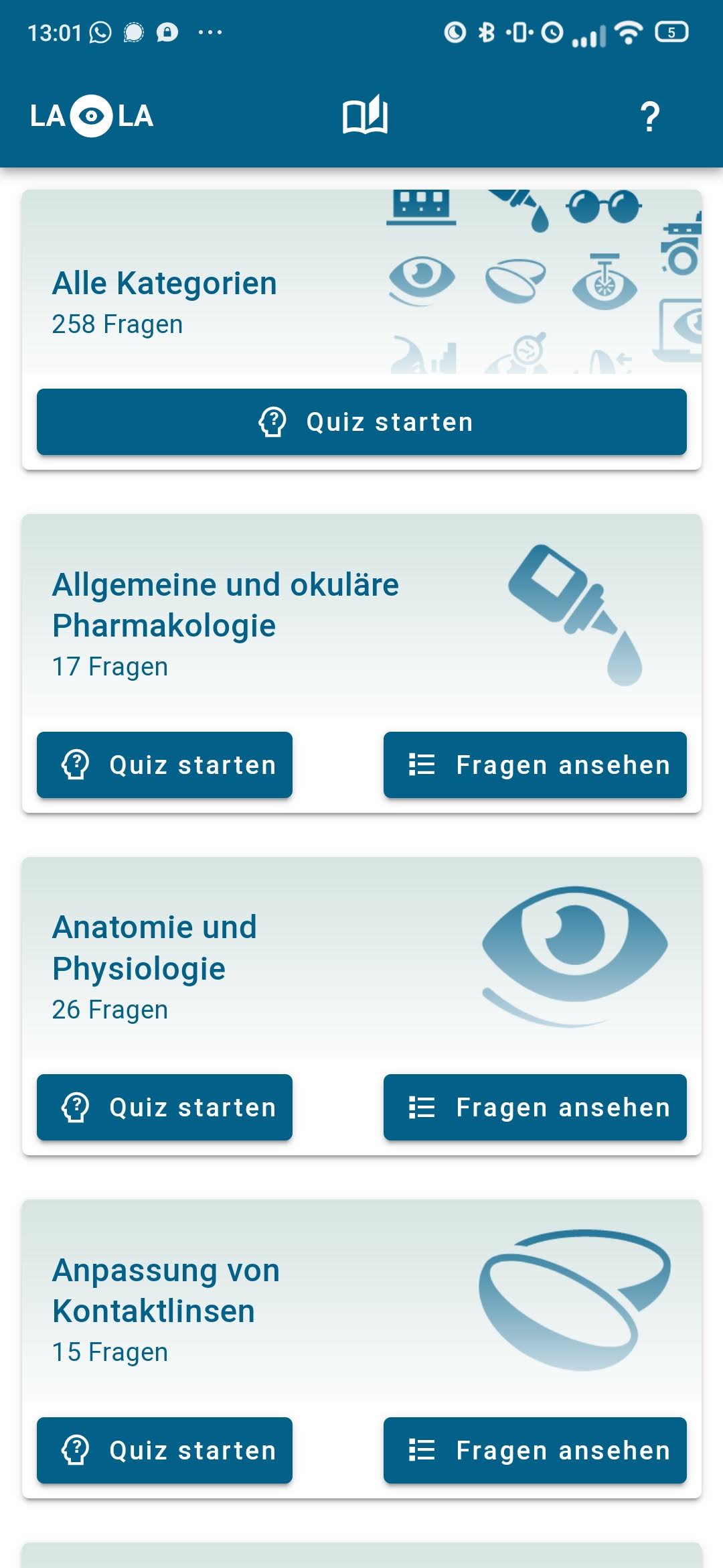 Learning App Screenshot